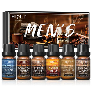 Kit 6x10ml – Pure Essential Oil – MEN'S – HIQILI