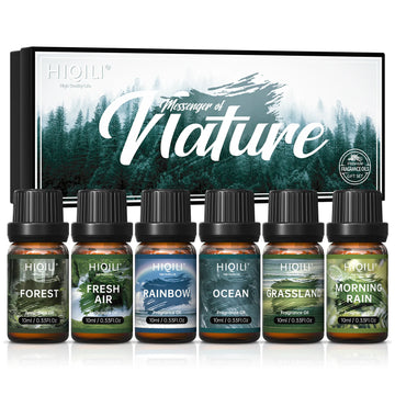 Kit 6x10ml – Pure Essential Oil – NATURE – HIQILI