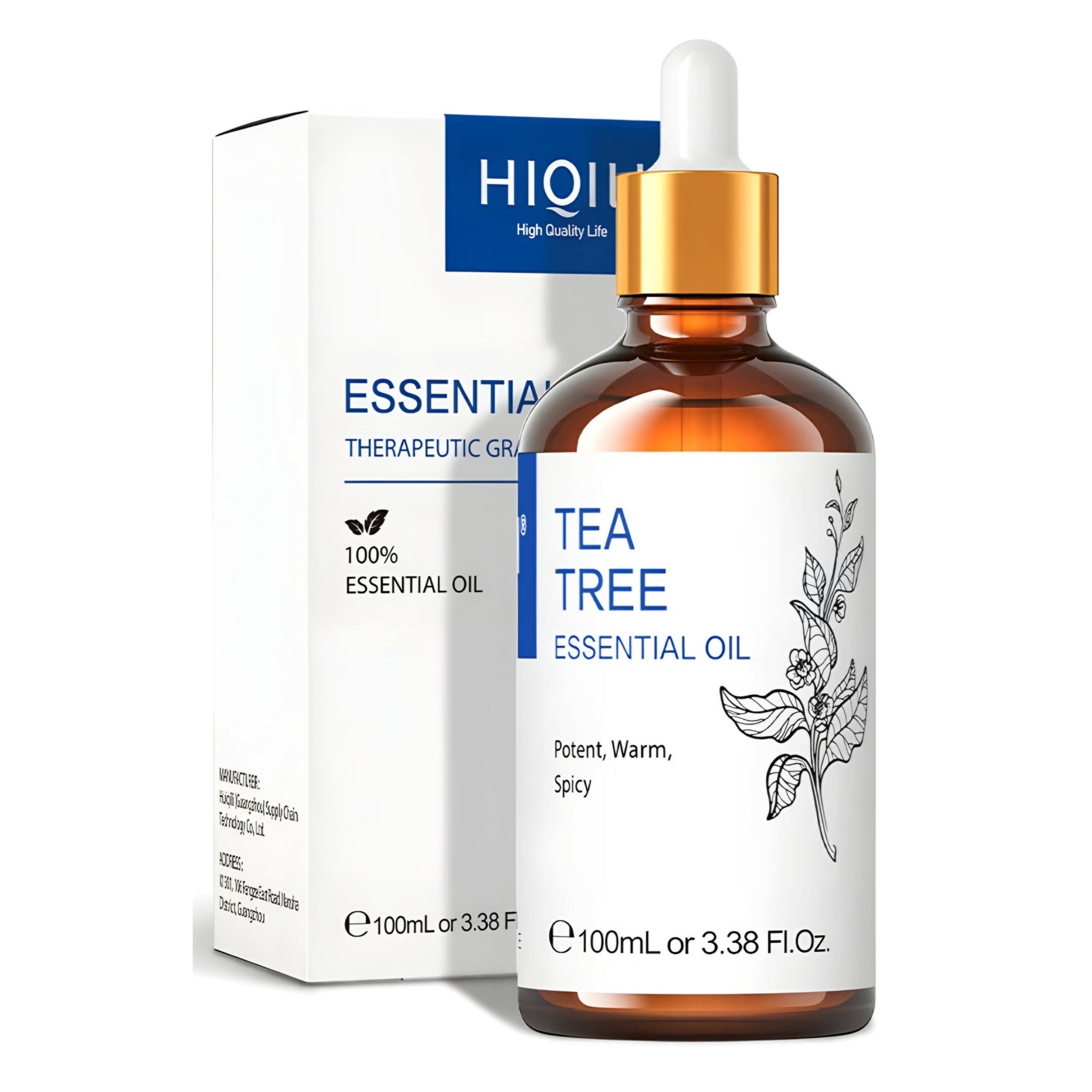 Tea Tree – 100ml – Pure Essential Oil – HIQILI SIGNATURE