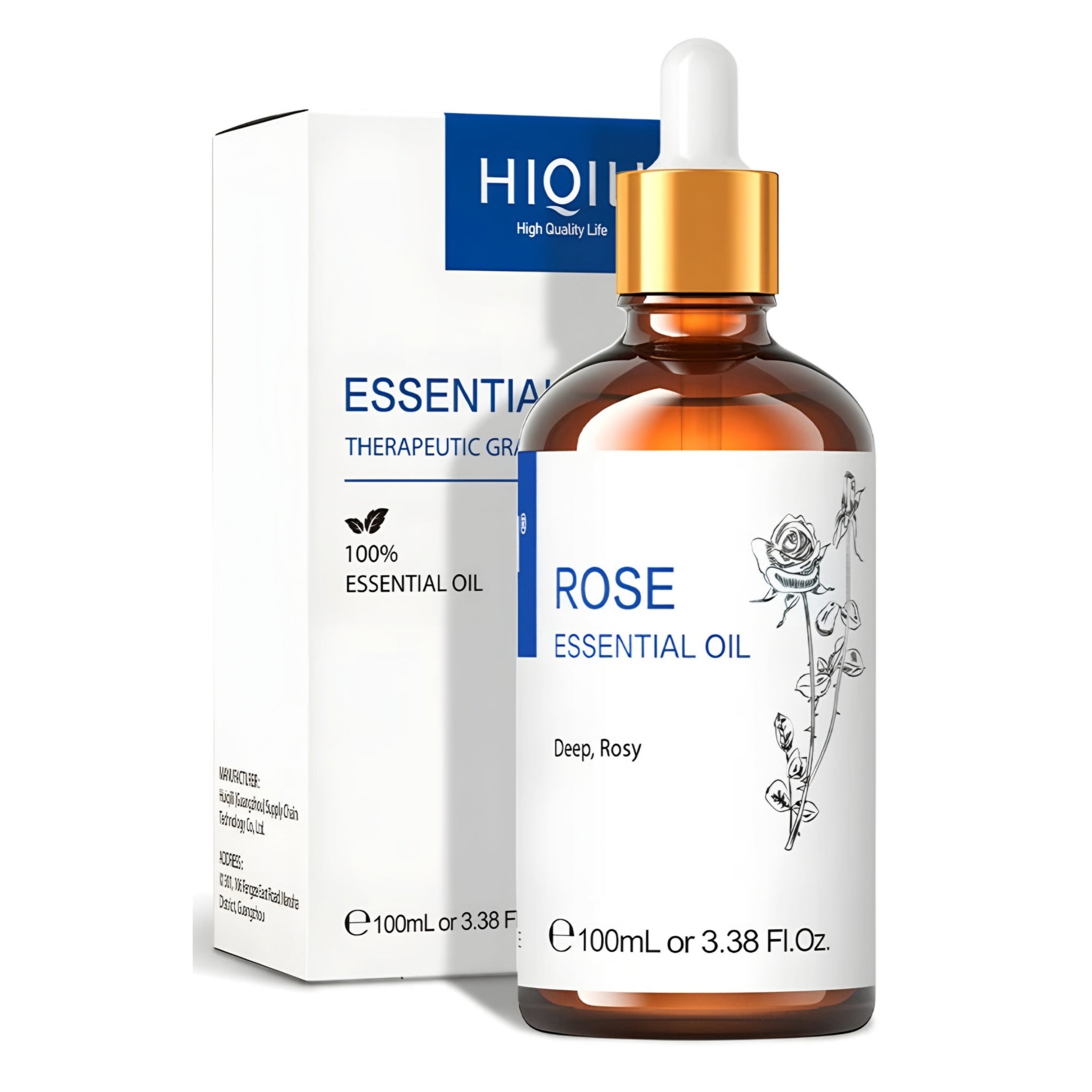 Rose – 100ml – Pure Essential Oil – HIQILI SIGNATURE