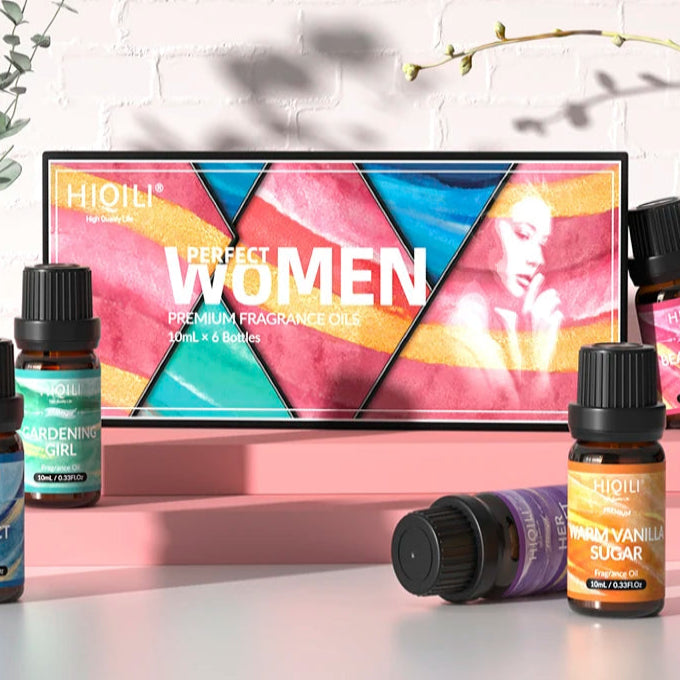 Kit 6x10ml – Pure Essential Oil – PERFECT WOMEN – HIQILI