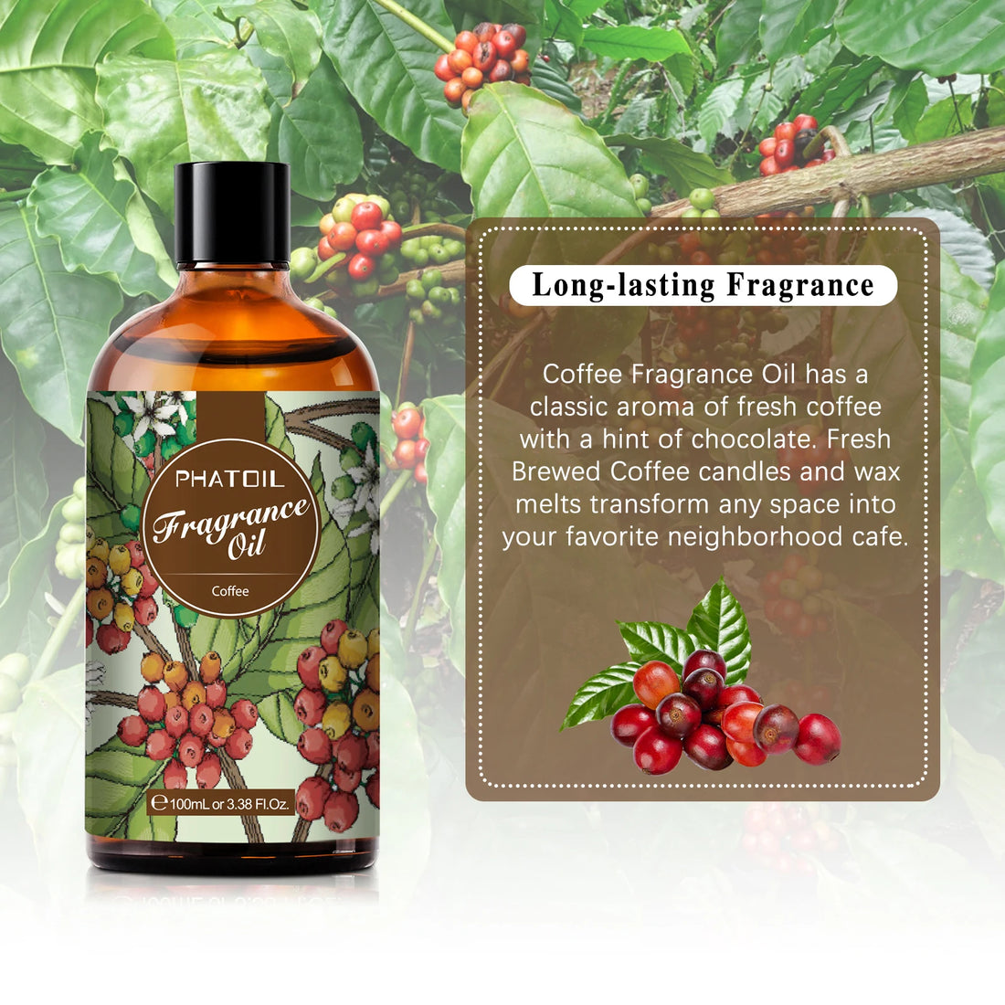 Coffee – 100ml – Pure Essential Oil – PHATOIL REFINED