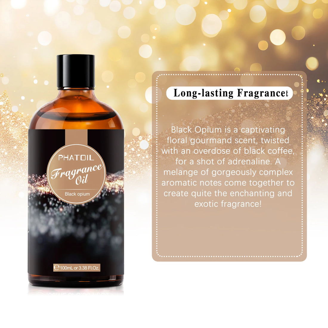 Black Opium – 100ml – Pure Essential Oil – PHATOIL REFINED
