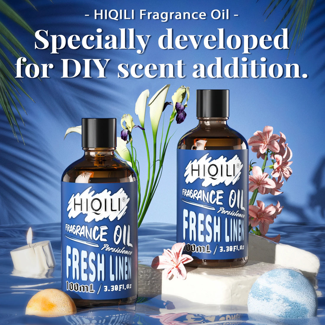 Fresh Linen – 100ml – Pure Essential Oil – HIQILI NEW WAVE