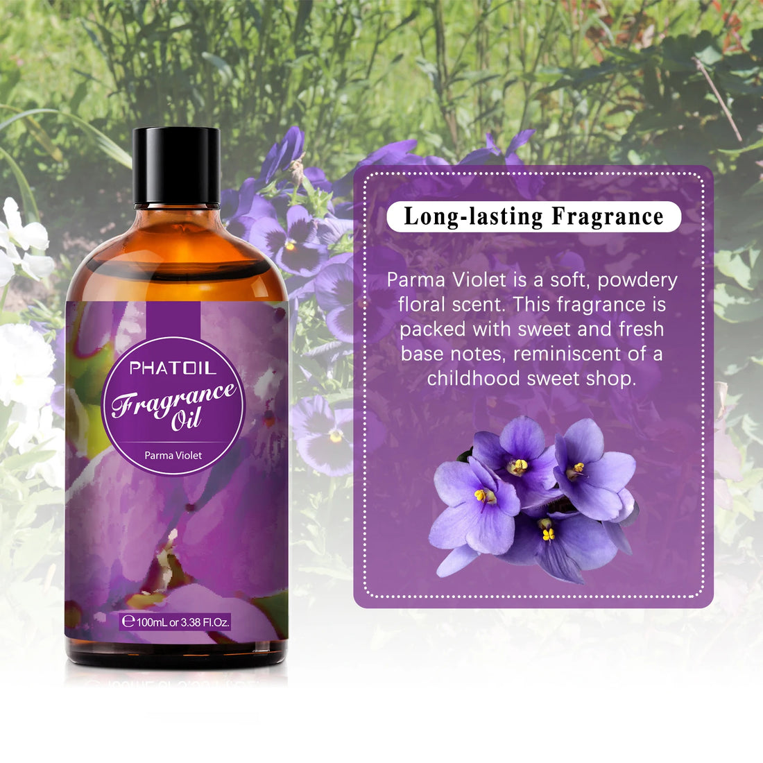 Parma Violet – 100ml – Pure Essential Oil – PHATOIL REFINED