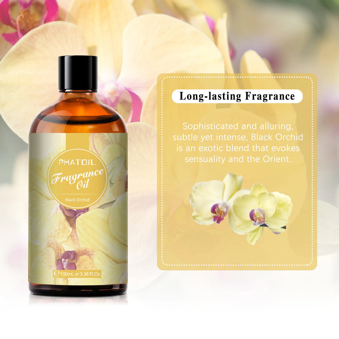 Black Orchid – 100ml – Pure Essential Oil – PHATOIL REFINED