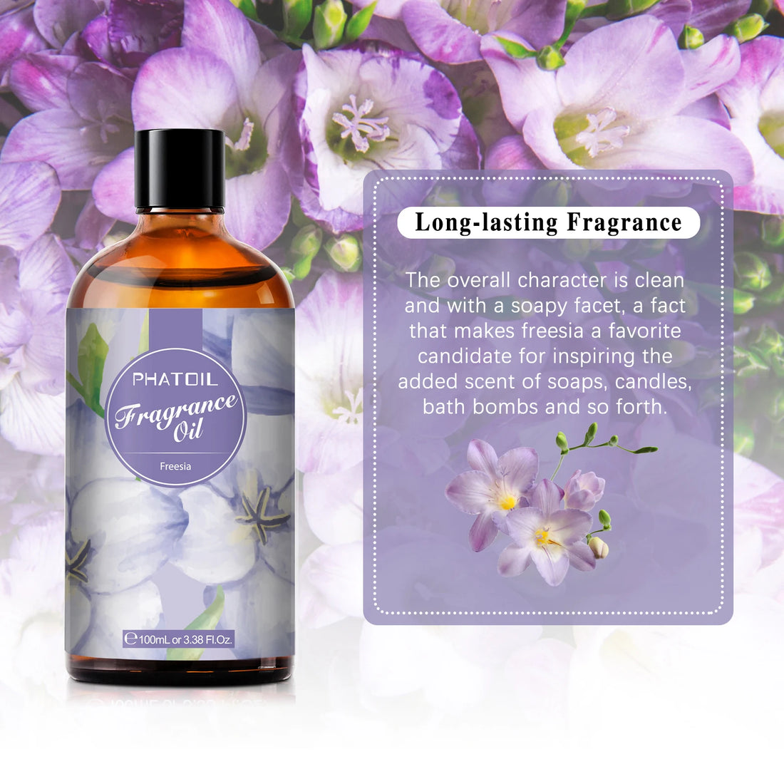Freesia – 100ml – Pure Essential Oil – PHATOIL REFINED