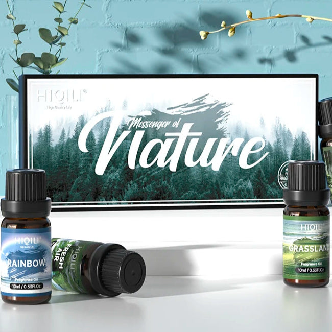 Kit 6x10ml – Pure Essential Oil – NATURE – HIQILI