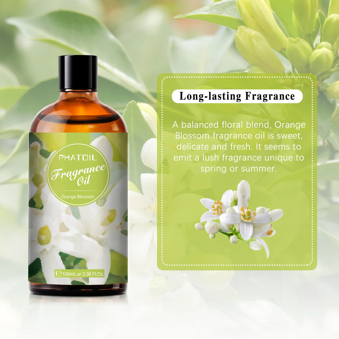 Orange Blossom – 100ml – Pure Essential Oil – PHATOIL REFINED
